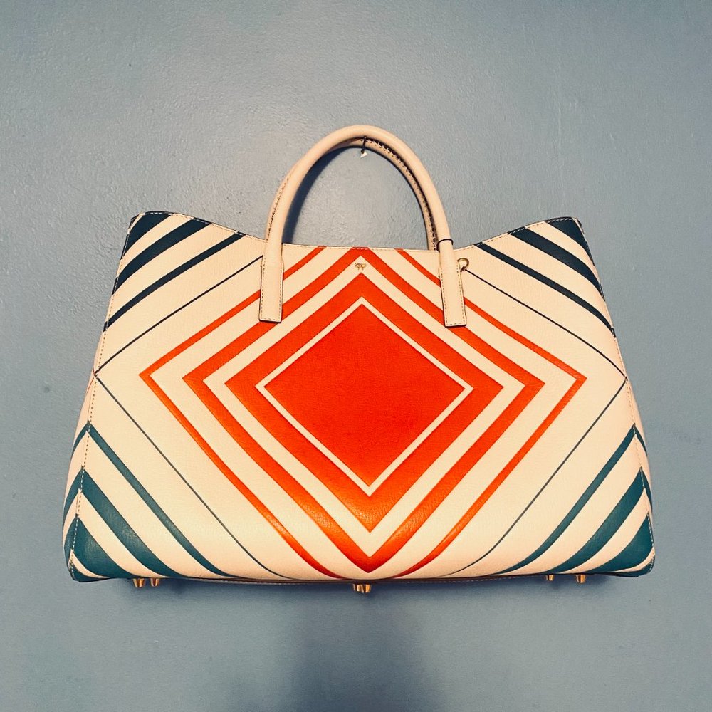 ANYA HINDMARCH Ebury Diamonds Featherweight Tote - Picture 15 of 16